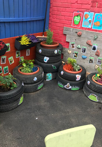 safe playground at Starlight's Daycare Nursery